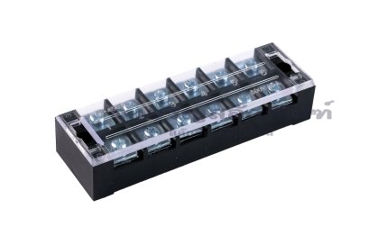 [E] บล็อกต่อสายไฟ แบบขันสกรู เหล็กชุบดีบุก 45A TB-4506
